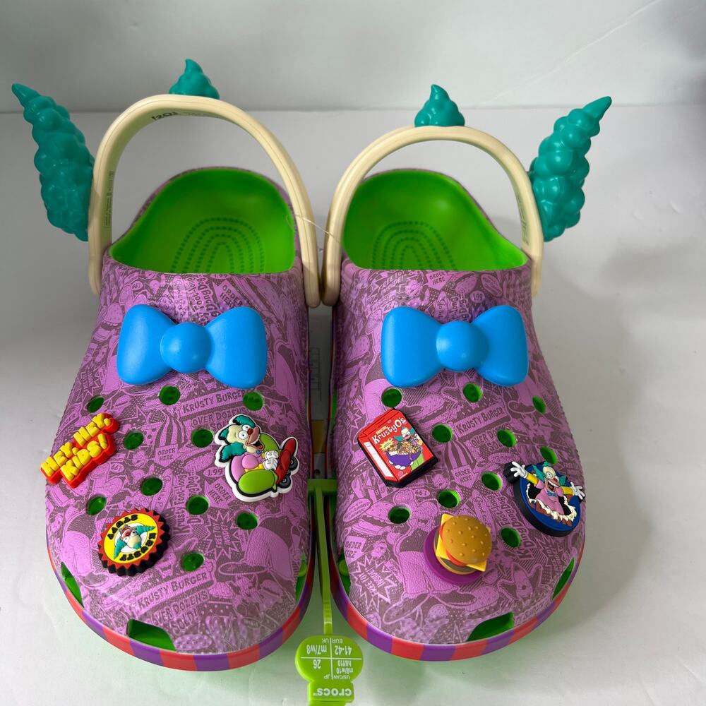 Crocs x The Simpsons Krusty the Clown Unisex  Classic Clog Size 8M /W10 - Picture 2 of 8